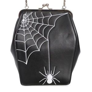 Spider coffin handbag